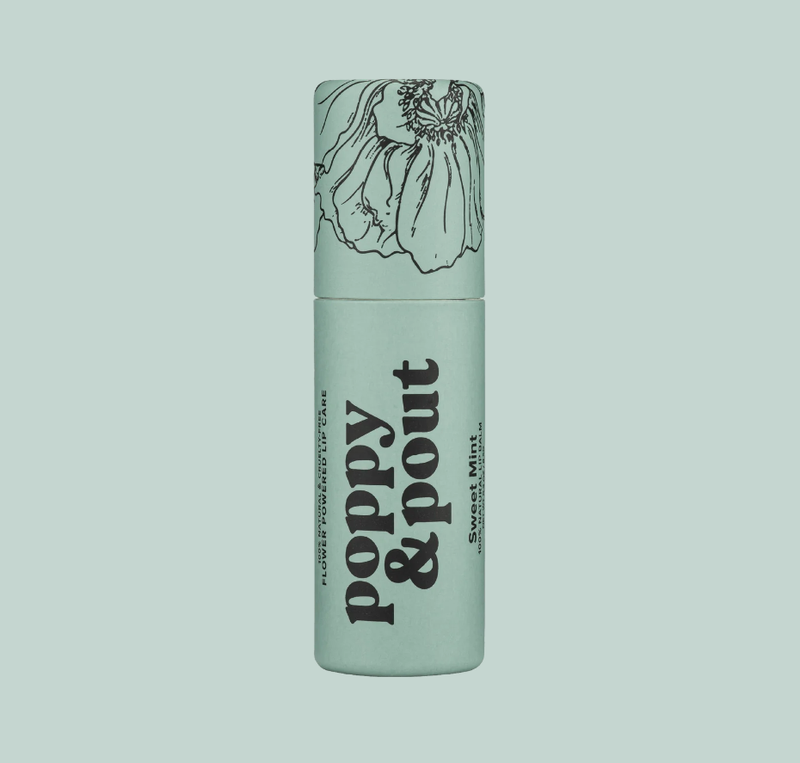 Sweet Mint Poppy &amp; Pout Lip Balm