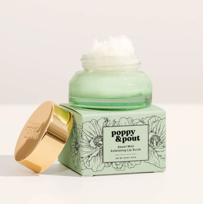 Sweet Mint Poppy &amp; Pout Lip Scrub