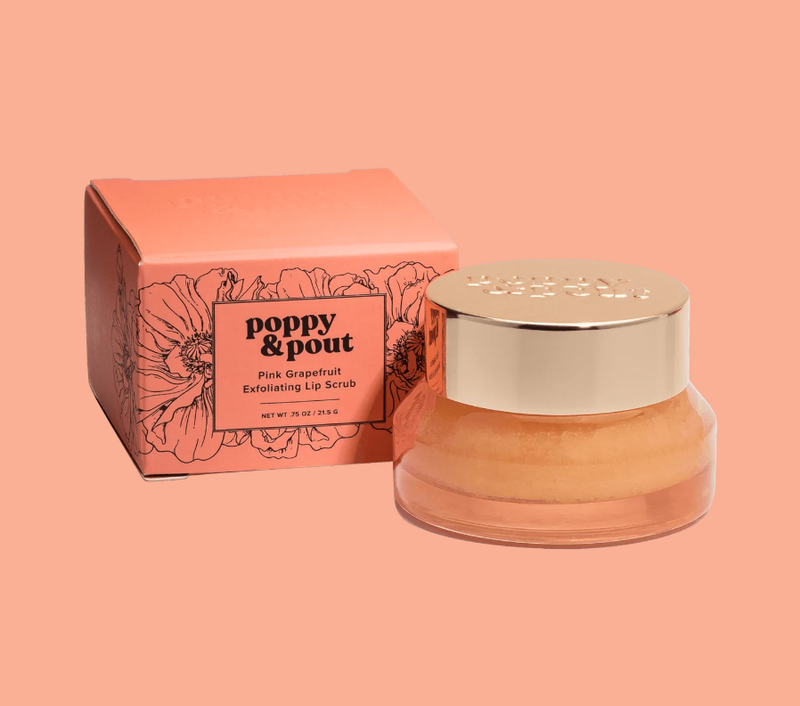 Pink Grapefruit Poppy &amp; Pout Lip Scrub