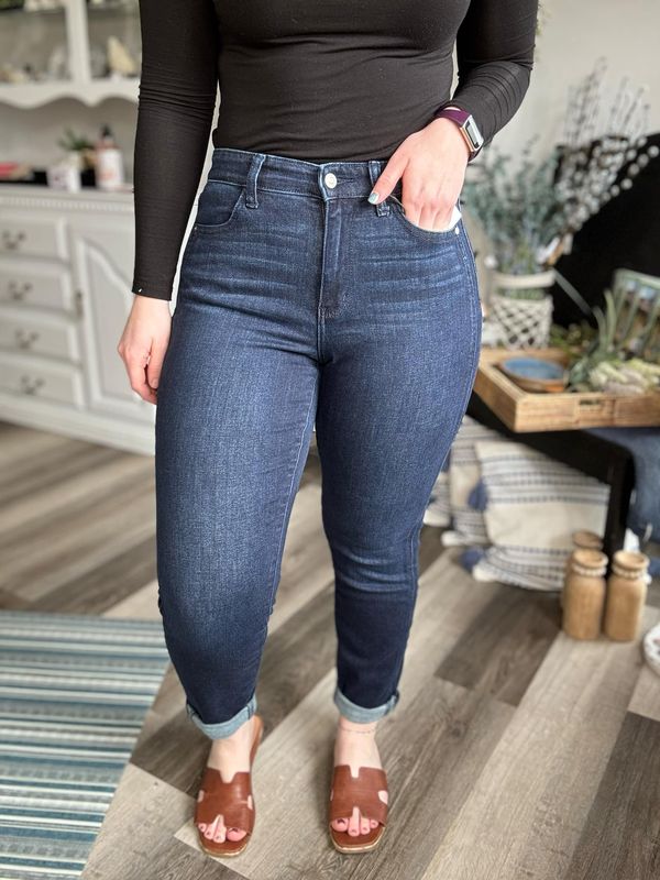 Judy Blue High Waist Dark Wash Judy Boyfriend