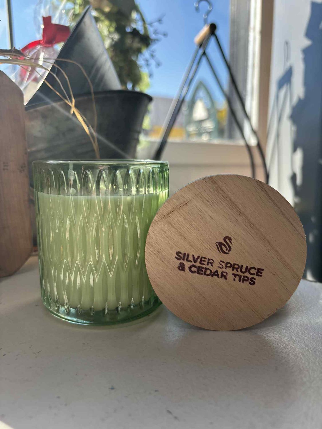 Silver Spruce Cathedral Tumbler 6.5oz Candle