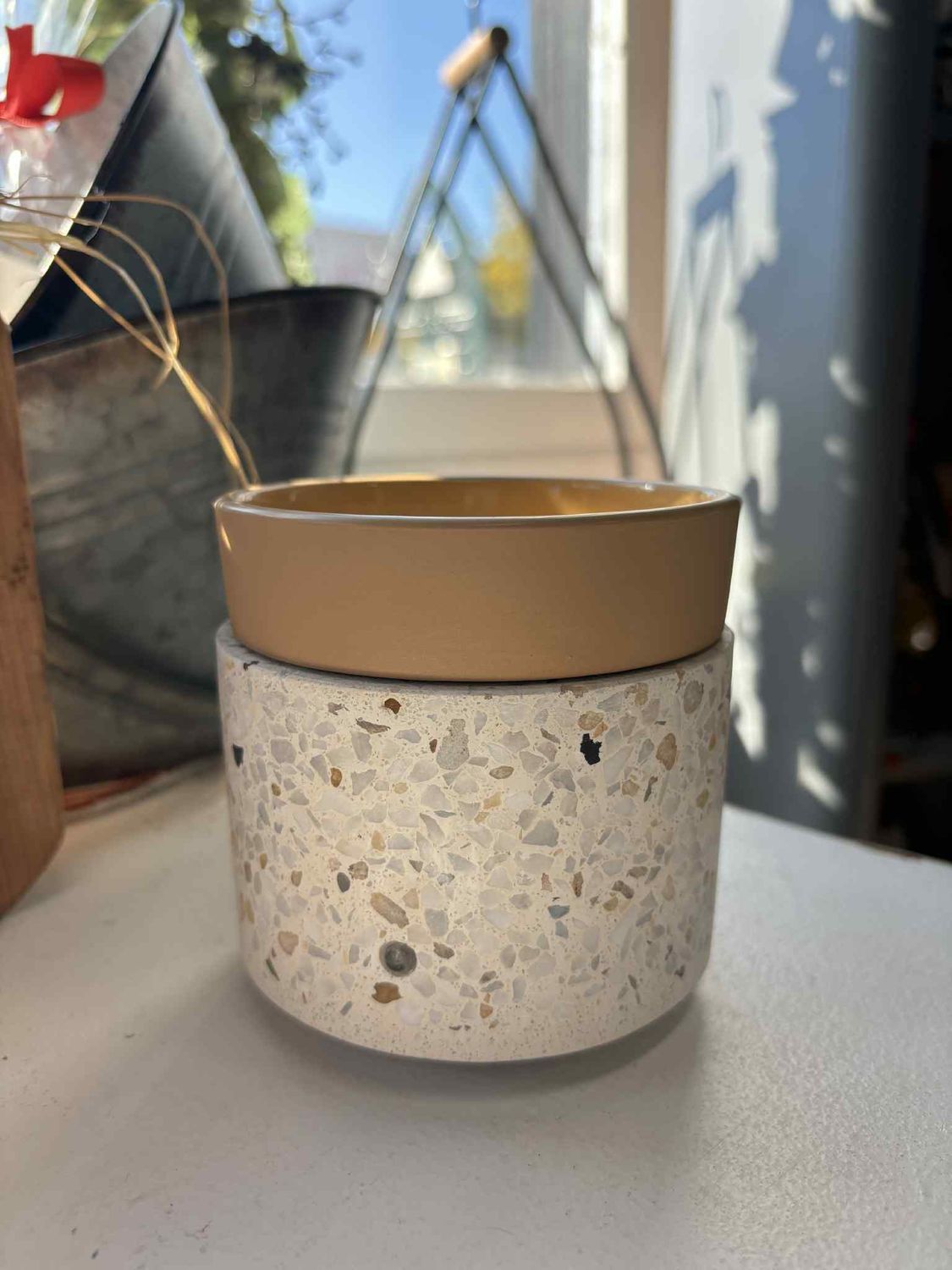 Natural Mosaic Wax Melter