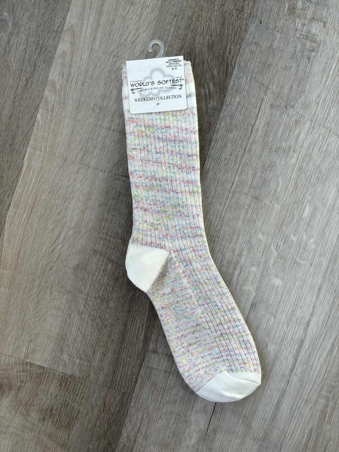 Birthday Cake Weekend Light Weight Crew Sock