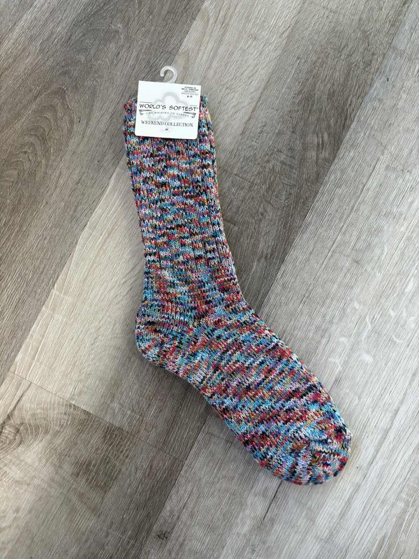 Indigo Weekend Ragg Crew Sock