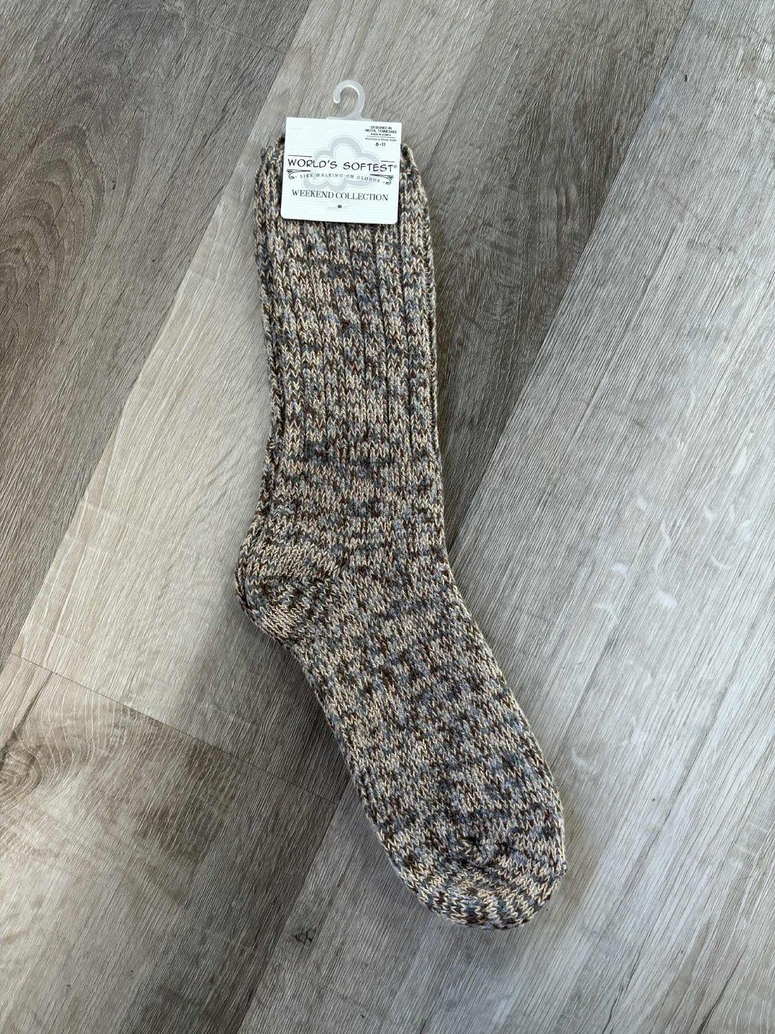 Nutty Weekend Ragg Crew Sock