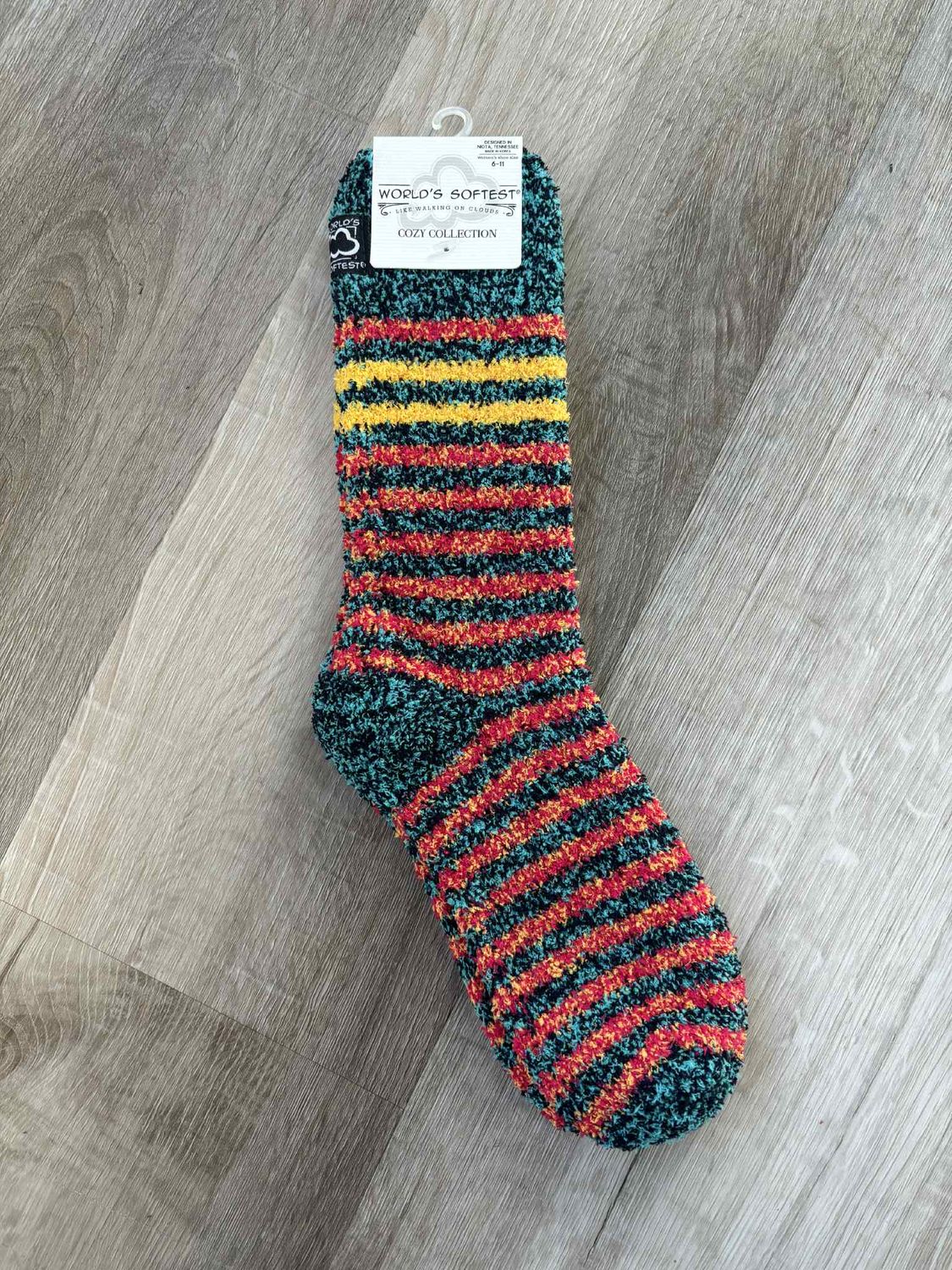 Autumn Multi Cozy Crew Multi Sock