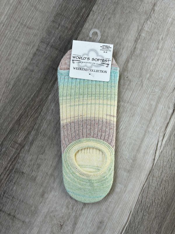 Blue Raspberry Weekend Rib Low Sock