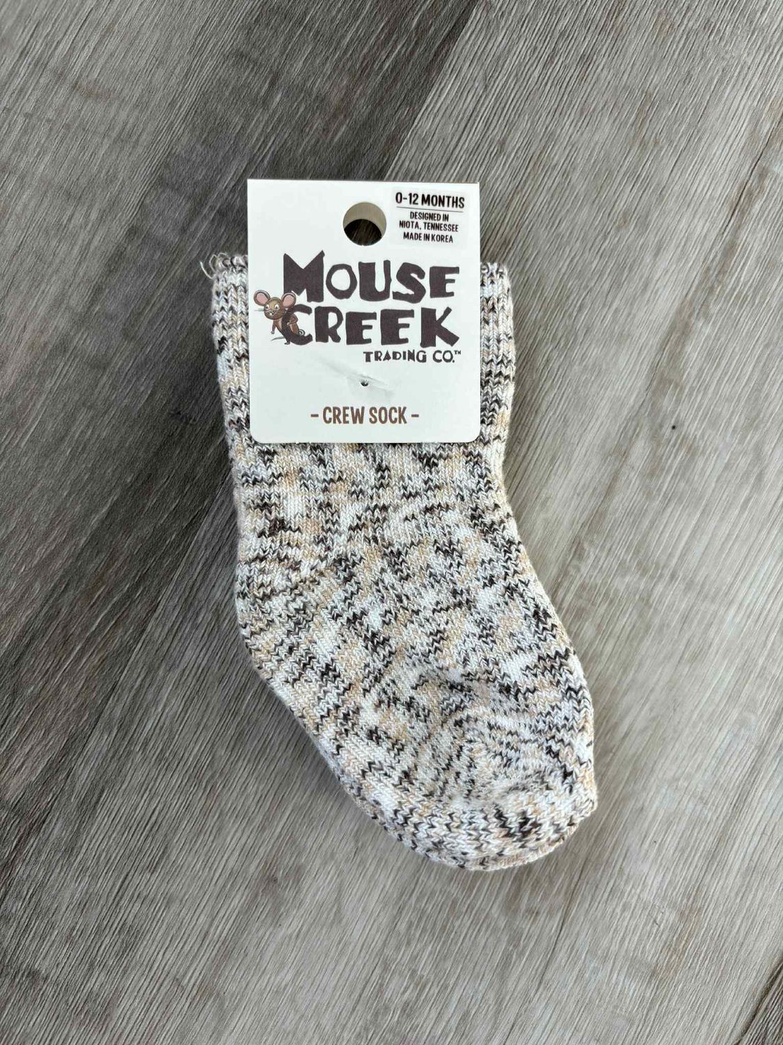 Cookie Dough Multi Infant Ragg Crew Sock