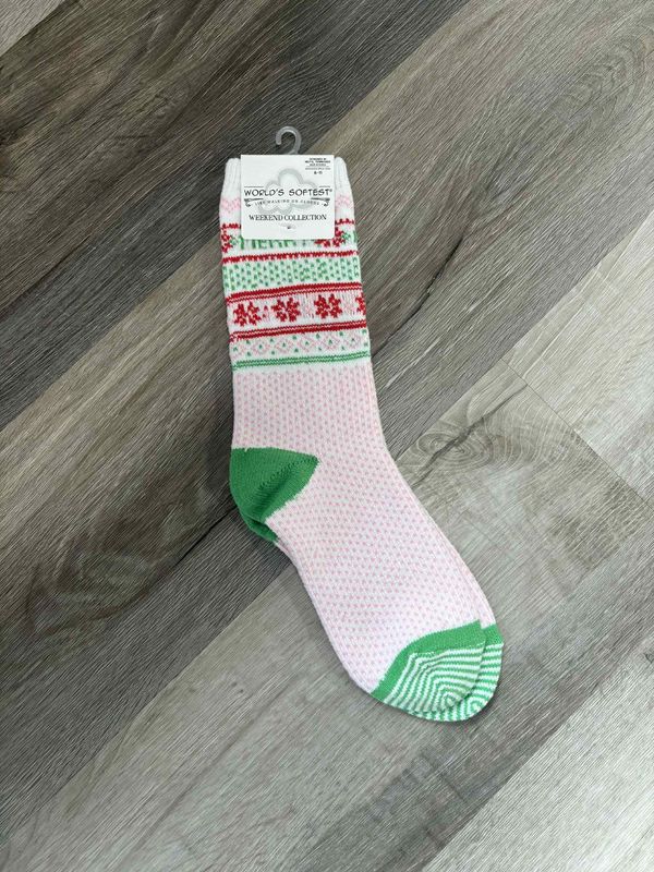 Merry Christmas Mini Crew Sock