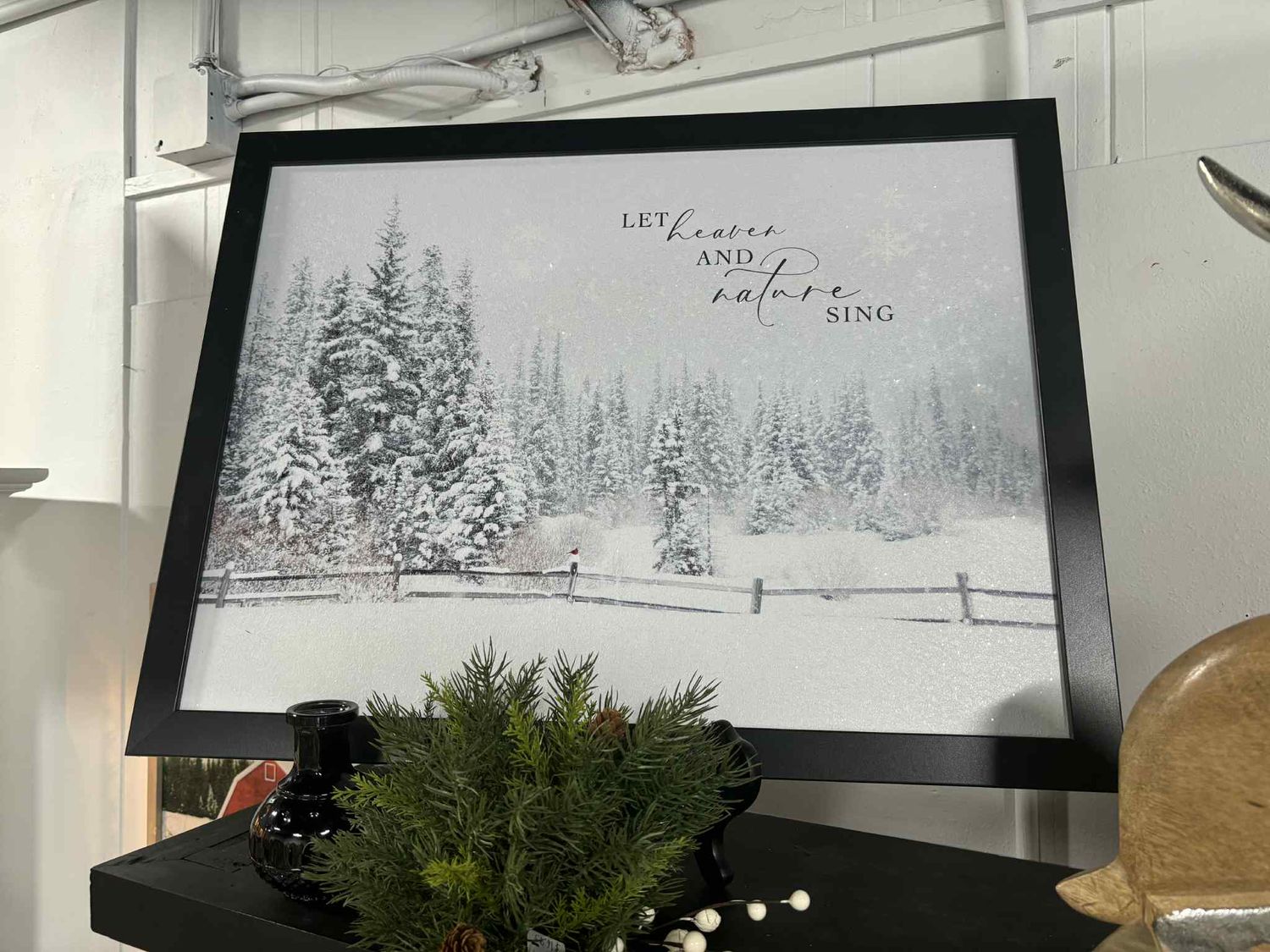 Let Heaven &amp; Nature Sign 20inx26in Picture