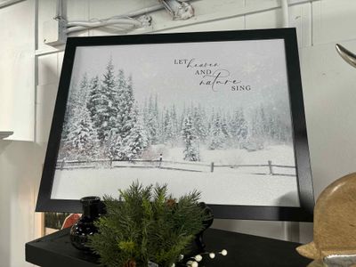 Let Heaven & Nature Sign 20inx26in Picture