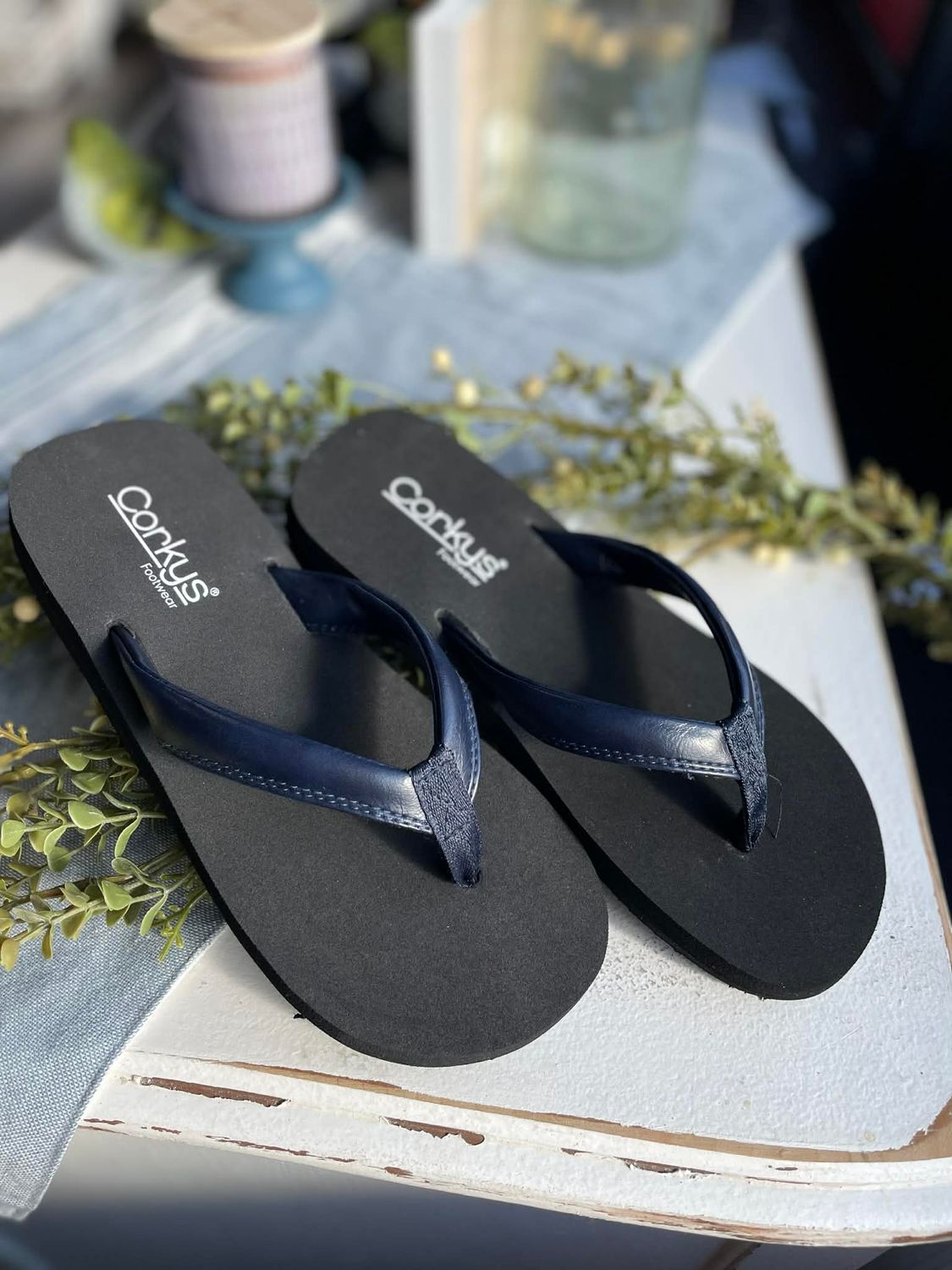 Navy Summer Plans Sandal
