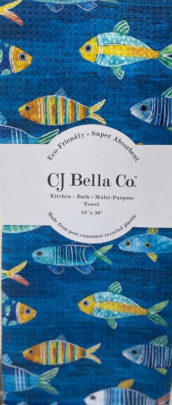 Colorful Fish Eco-Friendly Towel