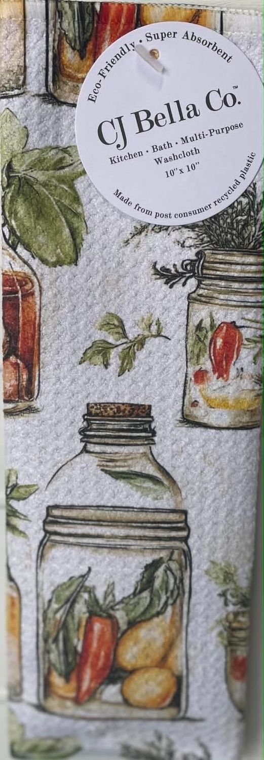Veggies Pickled Eco-Friendly Washcloth