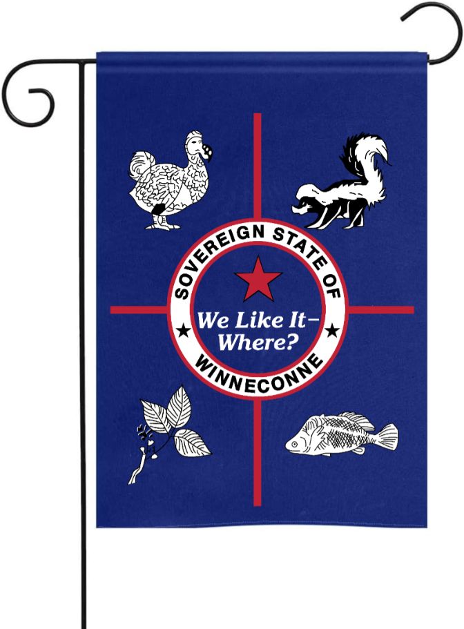 Winneconne Sovereign State Garden Flag