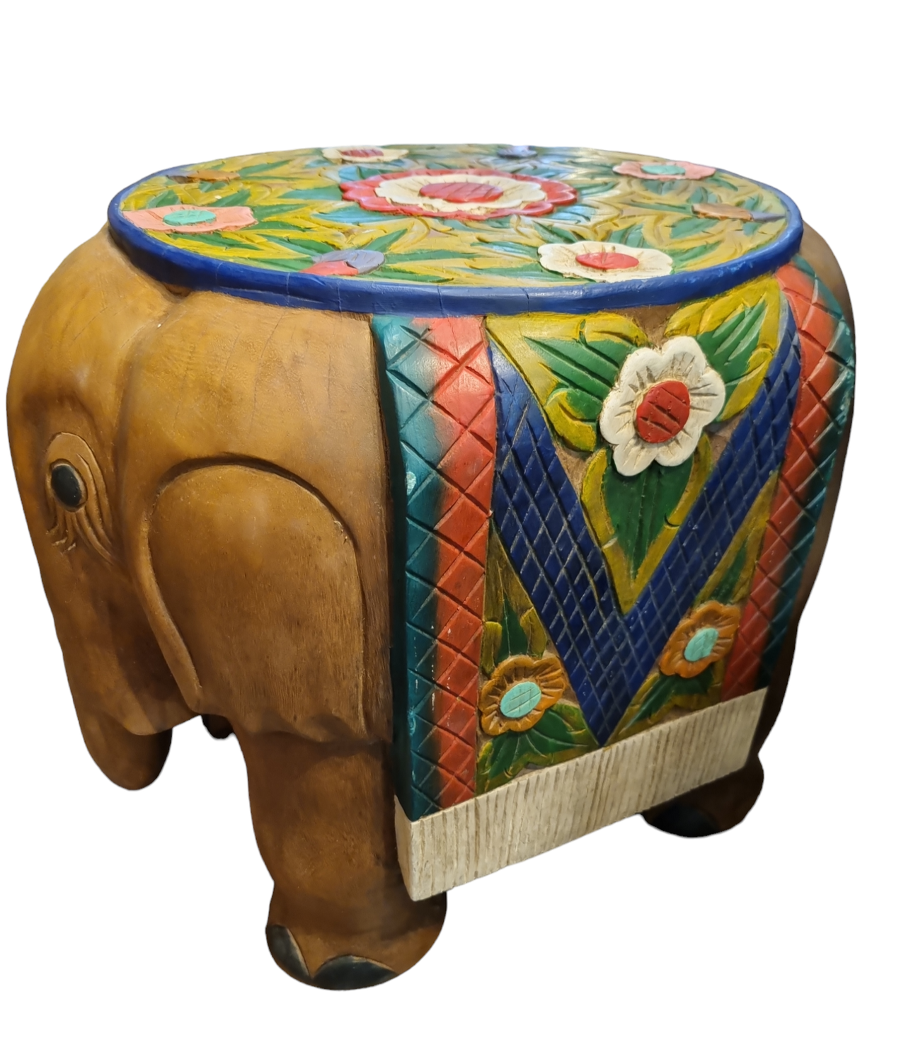 Colored Thai Elephant Table
