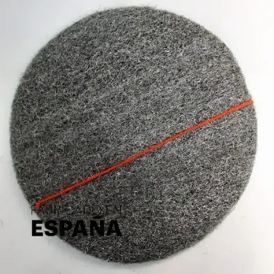 Discos de lana de acero grueso para decapado y limpieza inicial de suelos - Pulidoras March