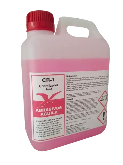 CRISTALIZADOR BASE BIDÓN 2 LITROS Producto cristalizador base para preparación y sellado de suelos de piedra