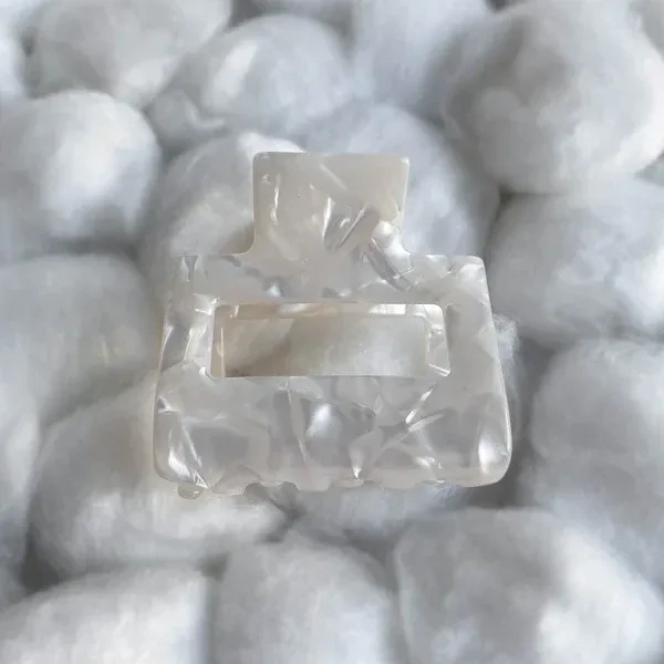 Haarklammer Ivory