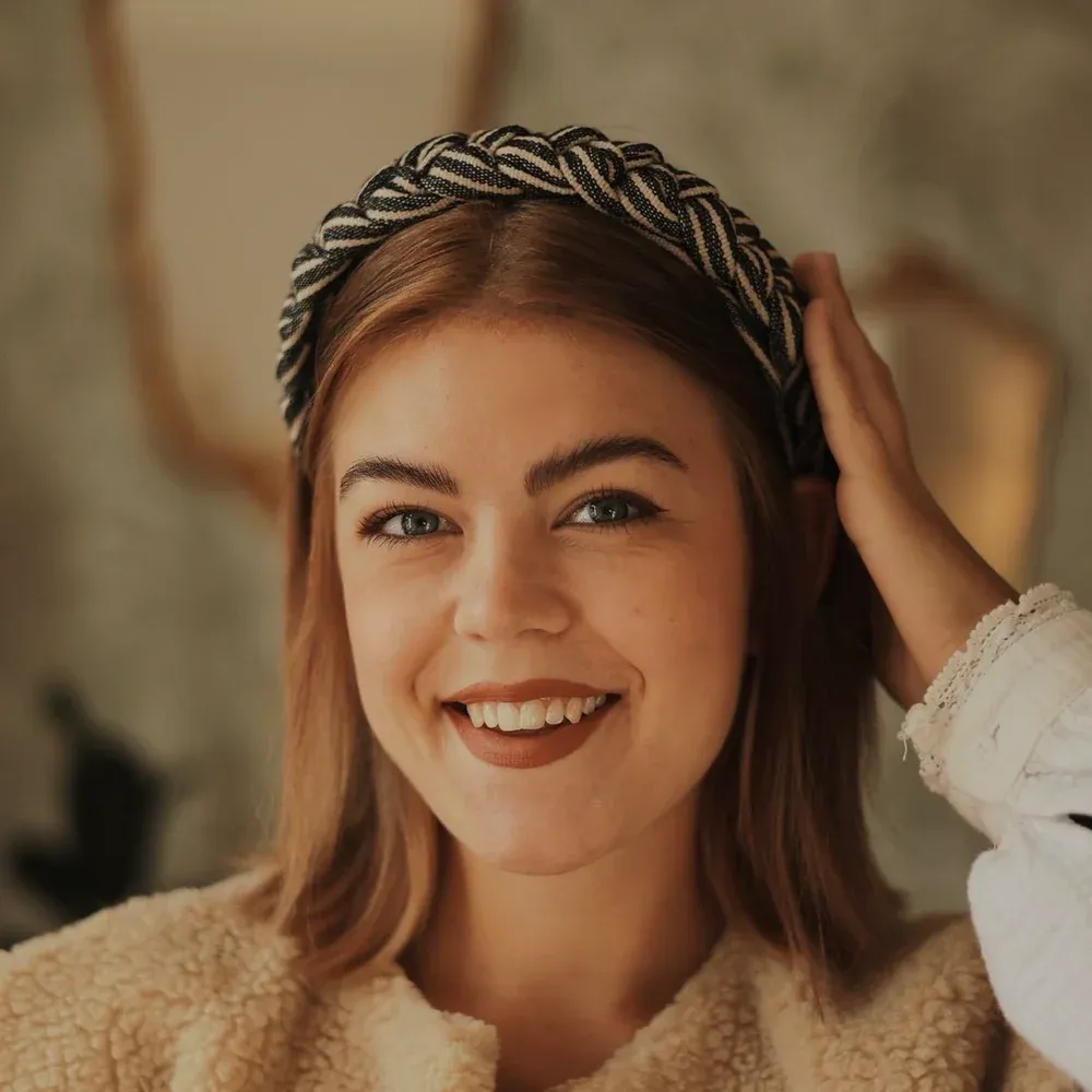 Haarbanduschi Wilma gestreift