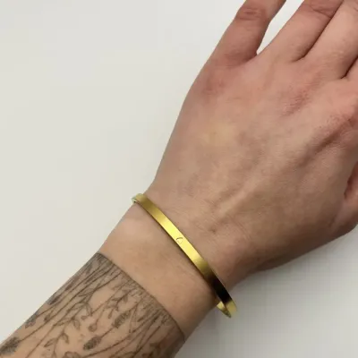 Armreif Herz Gold