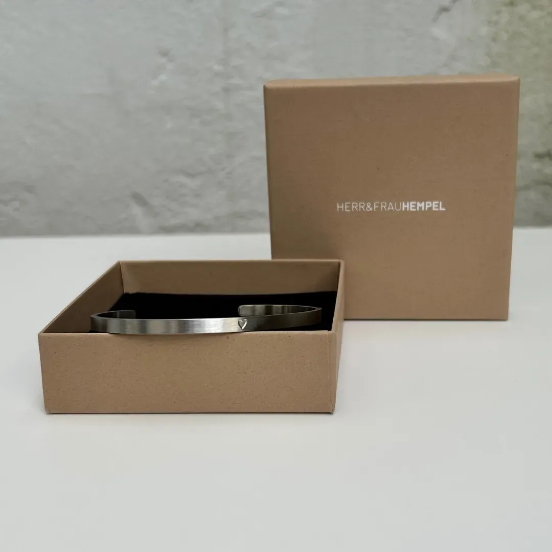 Armreif Herz Silber