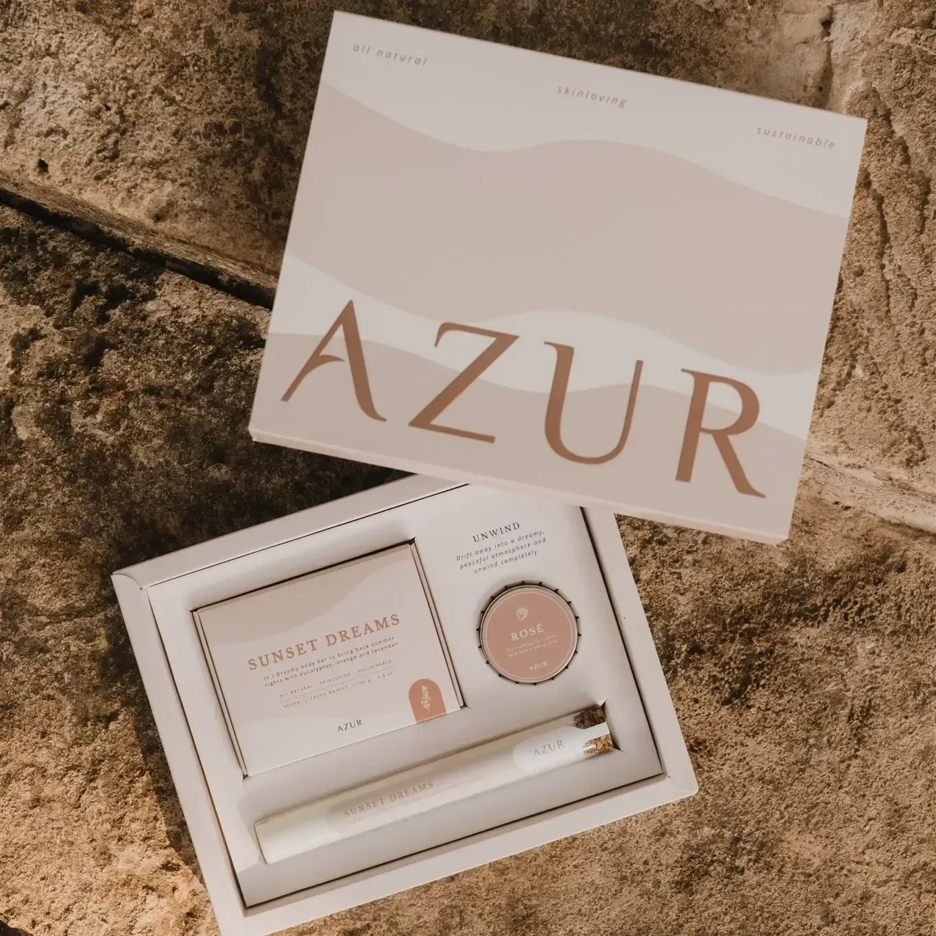 Azur Entspannung Geschenkset
