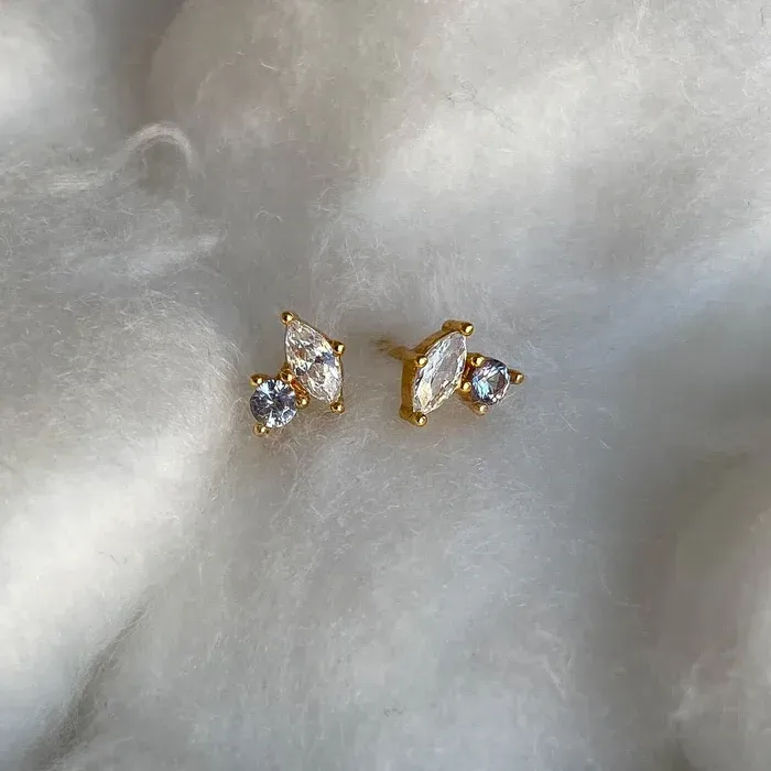 Ohrstecker Seattle Gold