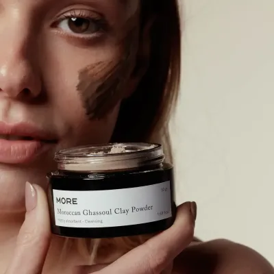 More Marokkanisches Ghassoul-Tonpulver | 100% natürlich