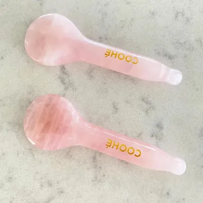 GUA SHA LÖFFEL ROSENQUARZ