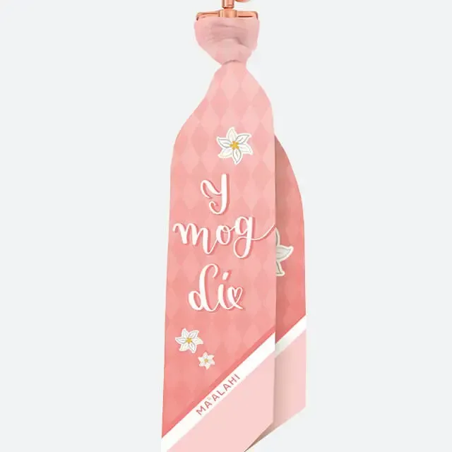 Taschenanhänger Edelweiss-Rose