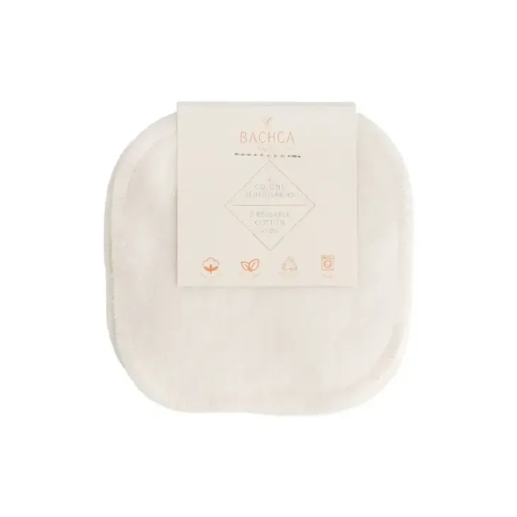 2 wiederverwendbare Make-up-Entferner-Pads 2 wiederverwendbare Make-up-Entferner-Pads