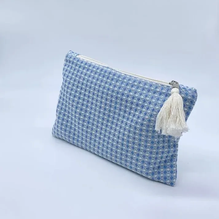 Clutch Tasche Waffelpiqué