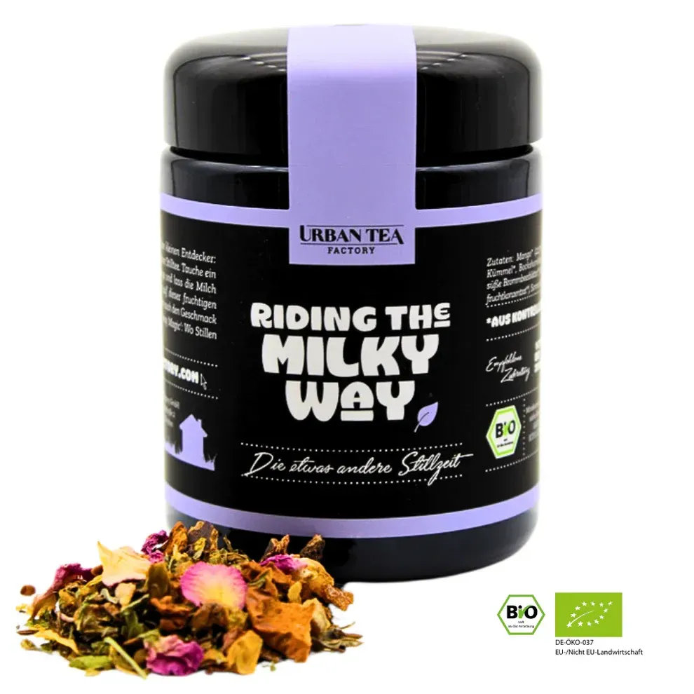 Riding the Milkyway - Der etwas andere Stilltee - 60g - Bio Riding the Milkyway - Der etwas andere Stilltee - 60g - Bio