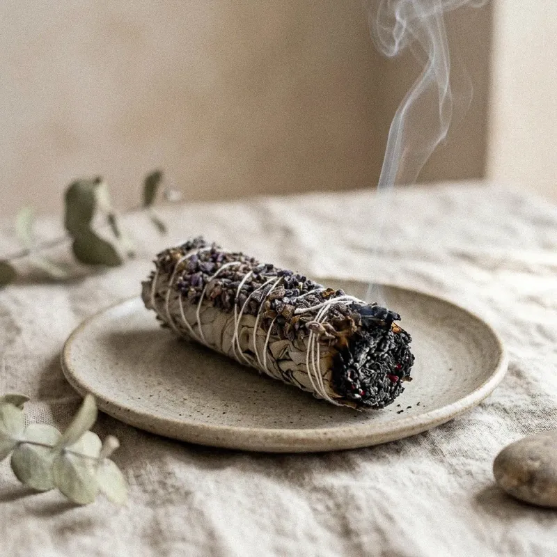 Räucherbündel weißer Salbei & Lavendel Räucherbündel weißer Salbei & Lavendel