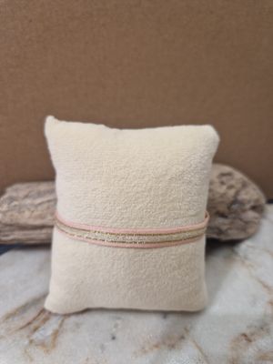Armband rosa Stoffband Armband rosa Stoffband