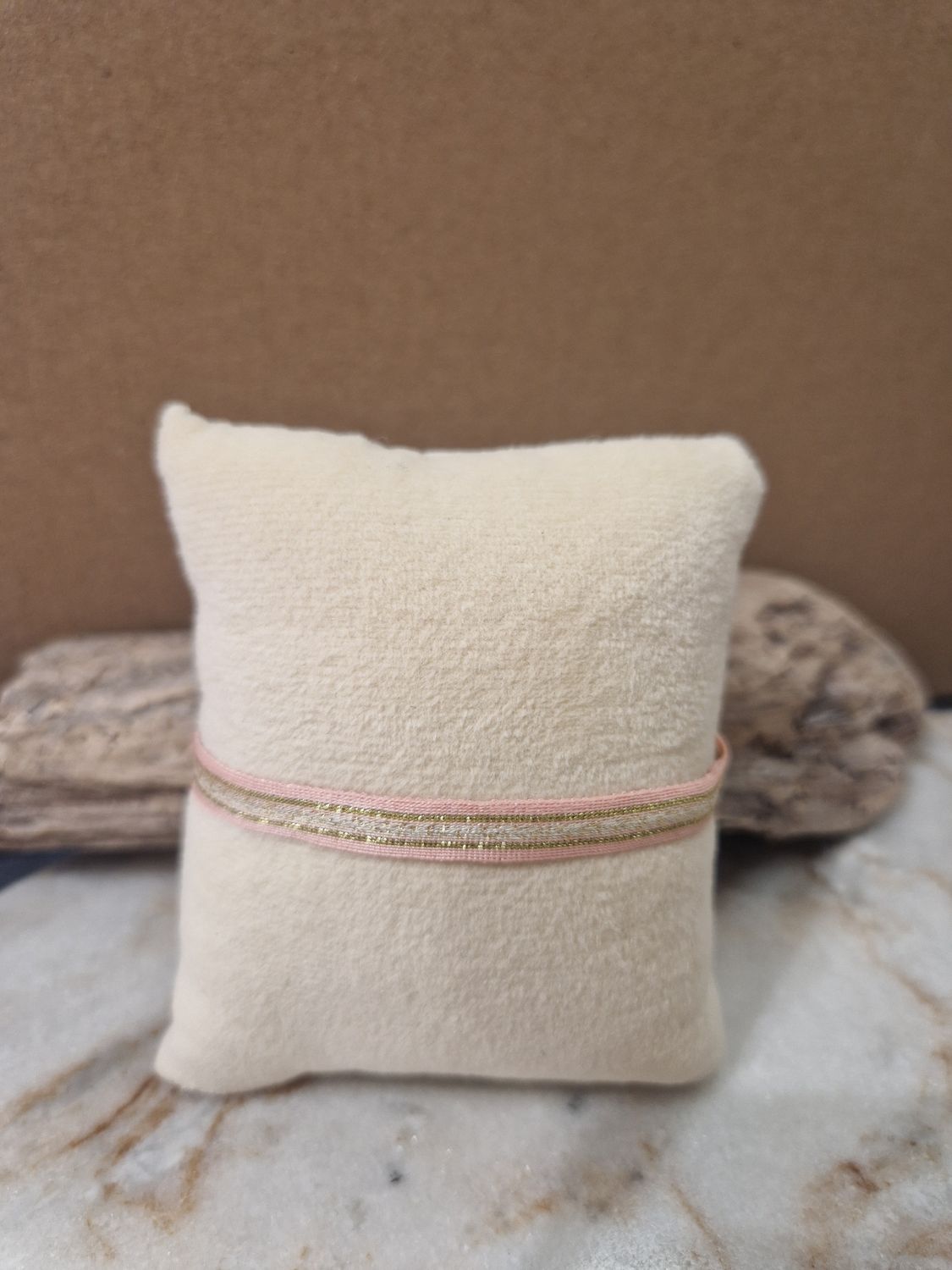Armband rosa Stoffband Armband rosa Stoffband