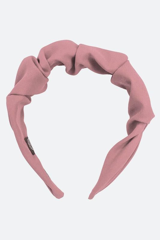 Haarreif Nohea – gerafft aus Stoff rosa