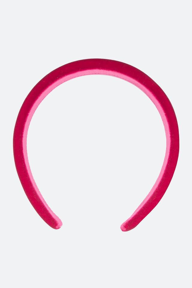 Haarreif Kala - gepolstert aus Satin pink