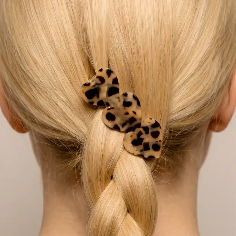 Herz-Clip - Leopard Herz-Clip - Leopard