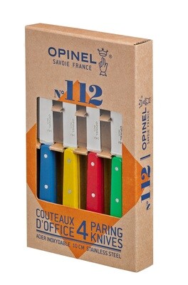 Opinel Gemüsemesser Nr. 112 - 4er Set bunt