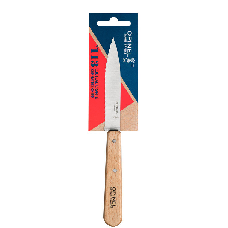 Opinel Gemüsemesser gewellt Nr. 113 - versch. Farben
