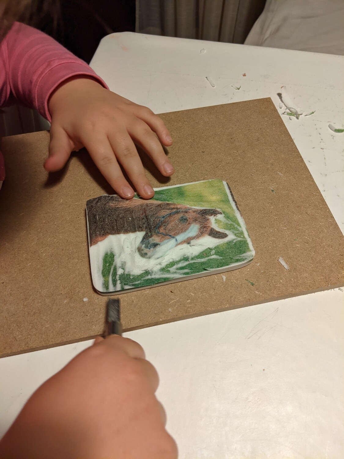 Schnitzbild Carving Color