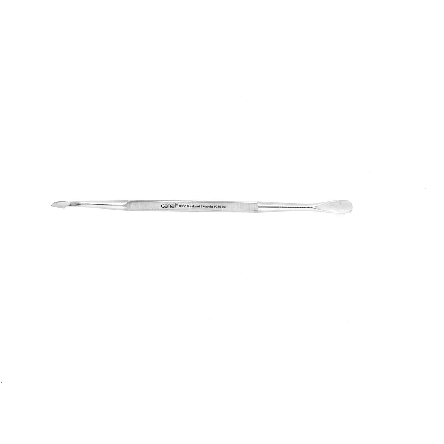 Doppelinstrument Maniküre 12cm Hautmesser Canal