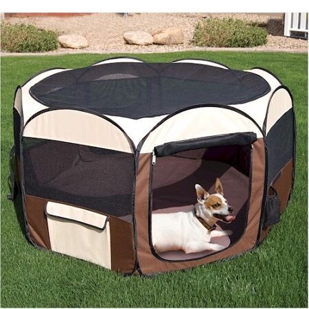 Fold up dog pen sales