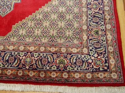 5'7 x 7' Excellent Tribal Heratii Bijarr Hand Knotted Wool Oriental Rug Cleaned 5'7 x 7' Excellent Tribal Heratii Bijarr Hand Knotted Wool Oriental Rug Cleaned