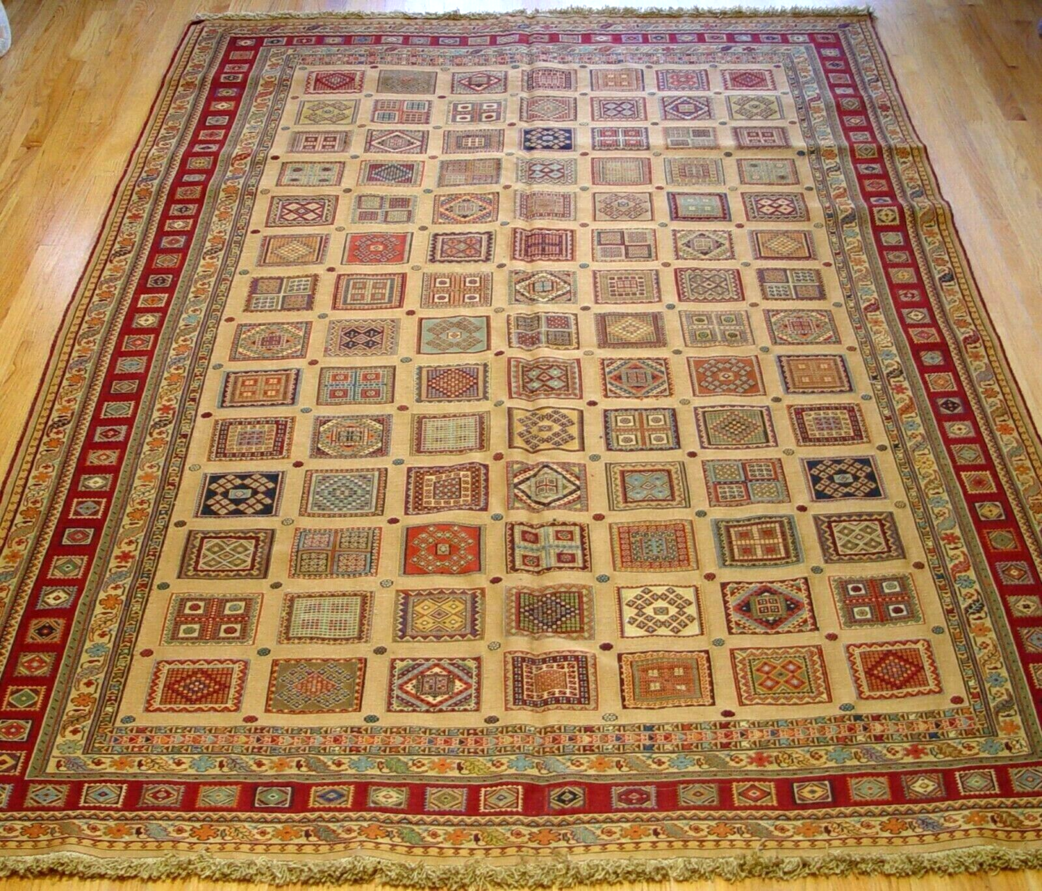 6'6" x 9'10"  NEW SOUMAK 100% WOOL KILIM HAND MADE PREMIUM QUALITY ORIENTAL RUG