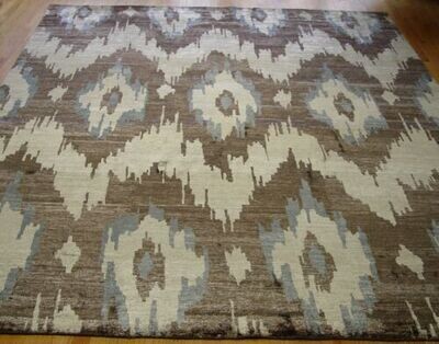 8' x 10'  Bamboo Silk Handmade Viscose Modern Hand knotted Indian Rug