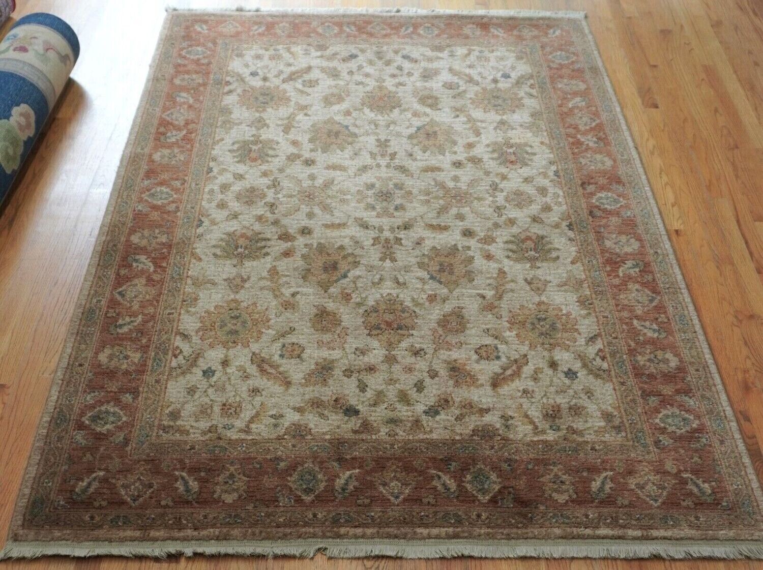 5'9" x 9' KARASTAN 2200-00207 ANTIQUE LEGENDS VILLA VENETO IVORY AMERICAN AREA RUG