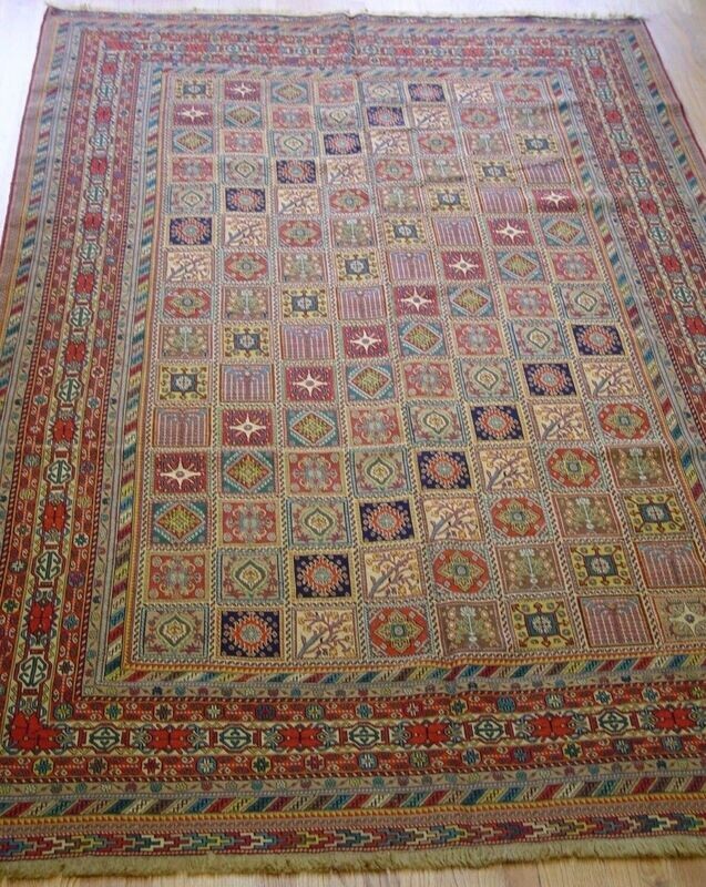 6'4" x 9'6" NEW PERSIAN SOUMAK KILIM HAND WOVEN 100% WOOL PREMIUM QUALITY  RUG